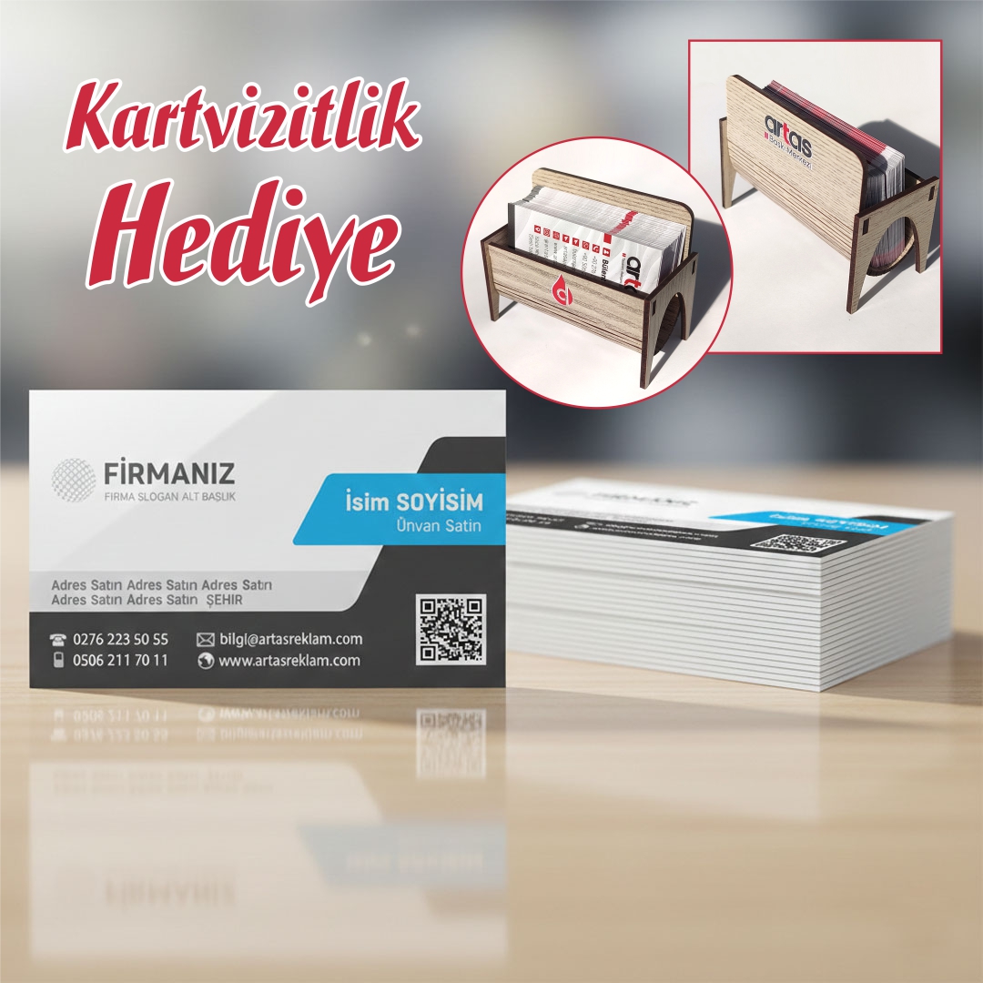 Tek Yön Baskılı Kartvizit